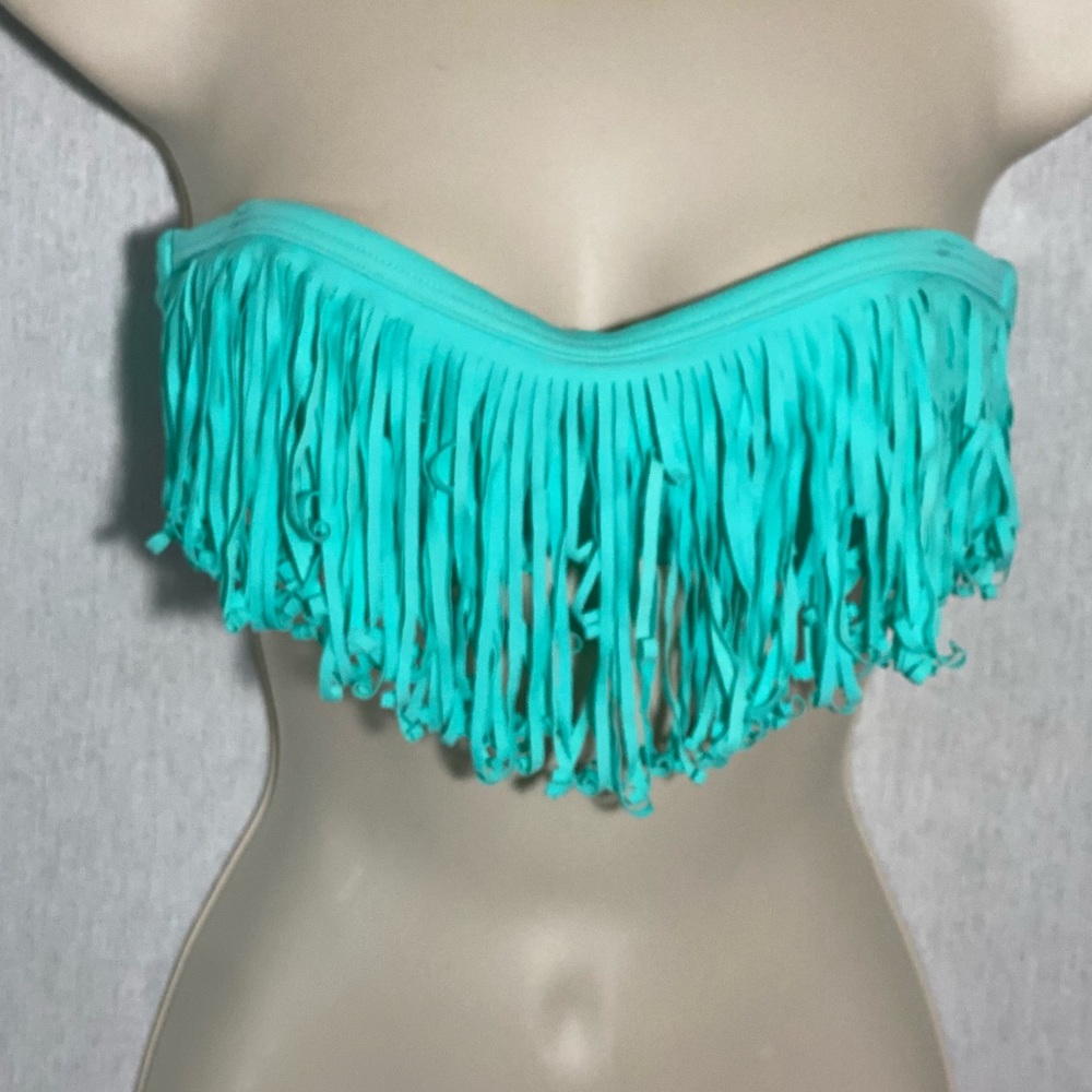 Charlotte Russe swim top Green size small